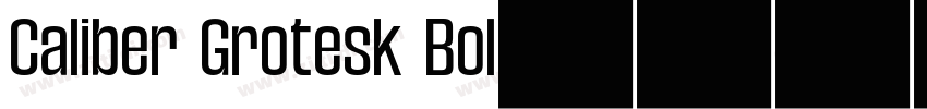 Caliber Grotesk Bol字体转换